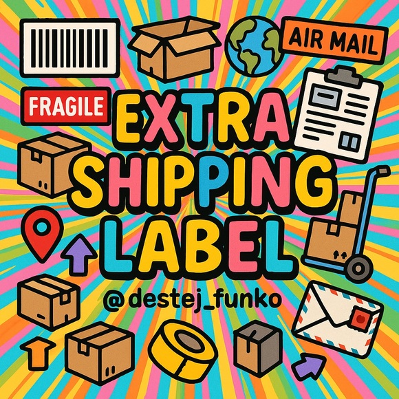 ✨ Extra Shipping Label - Picture 1 of 1